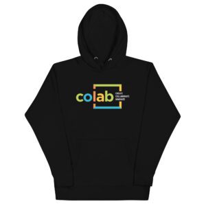 Unisex Hoodie; CoLab Logo (wl)